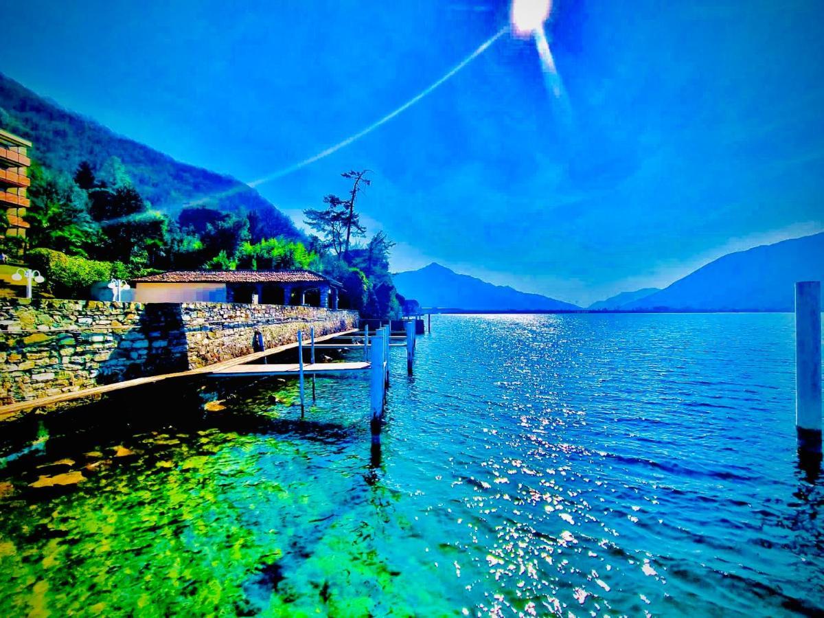Lake Apartment 4 Bissone Exteriér fotografie
