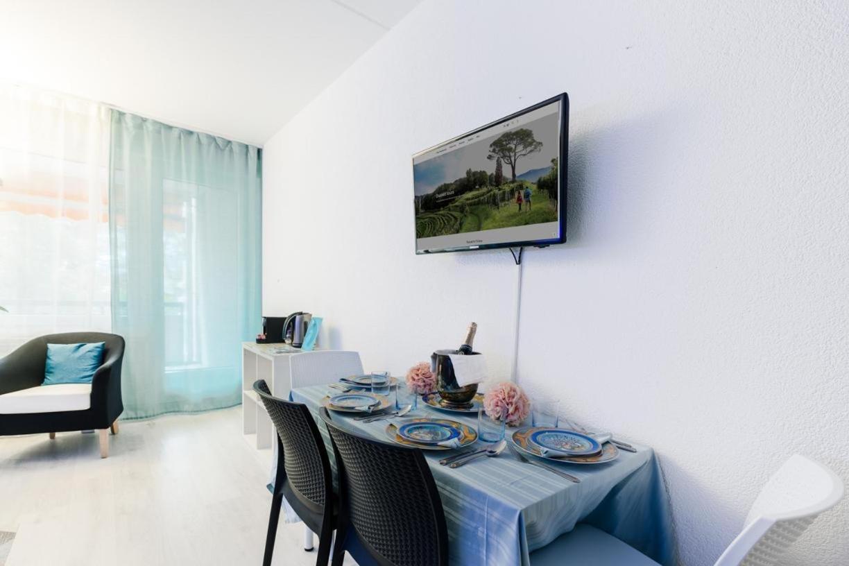 Lake Apartment 4 Bissone Exteriér fotografie